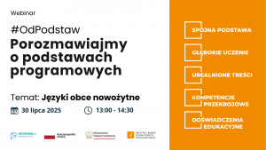 #OdPodstaw – porozmawiajmy o podstawach programowych - języki obce nowożytne